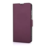 Wave Book Case suojakotelo Samsung Galaxy A35 5G smoky sangria