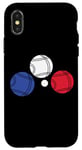 Coque pour iPhone X/XS les boules Boccia Boule Pétanque bouliste france Drôle