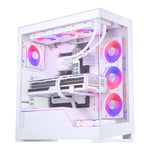 PHANTEKS NV5 Mid-Tower (hvit) With a dedicated bottom fan for enhanced GPU cooling