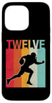 Coque pour iPhone 14 Pro Max Ballon de football « It's My 12th Birthday » pour garçon et fille