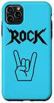 Coque pour iPhone 11 Pro Max Cornes à main Cool Band Rock and Roll Heavy Metal Music Concert