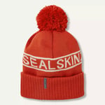 SealSkinz Sealskinz Heacham Waterproof Cold Weather Icon Bobble Hat - Orange / S/M