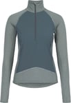 Johaug Discipline Wind Half Zip W Längdskidjacka Dark Green, XS