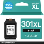 Cartouche 301 Xl Noir, Encre 301 Noir Remplacement Pour Cartouche 301 Noir, Cartouche Imprimante 301 Xl Noir Pour Deskjet 3050 1050 J410 2544 Envy 4500 4504 Officejet 2620 4630 4632 4634[X649]