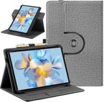 Coque Universelle Pour Tablette 10/11 Pouces, Étui Rotative À 360° Multipositions Pour Tablette Teclast, Blackview, Honor, Blackview Etc, Housse Tablette 10-11 Pouces, Gris