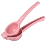 Manual Hand Squeezer, Aluminium Alloy Lemon Orange Citrus Juicer Pink