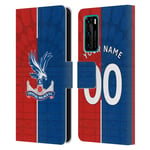 CUSTOM CRYSTAL PALACE FOOTBALL CLUB 2023/24 KIT LEATHER BOOK CASE HUAWEI PHONE 4