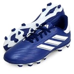 adidas Copa Pure 2.4 Fxg J Football Shoes (Firm Ground), Lucid Blue/FTWR White/Solar Red, 32 EU