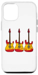 iPhone 12/12 Pro Electric Guitar Spanish Flag Guitarist Musician Spain Case