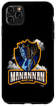 Coque pour iPhone 11 Pro Max Impression graphique Manannan Mac Lir, île de Man, dieu de la mer d'Irlande