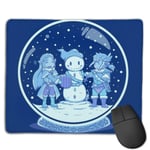 Breath of The Snow Legend of Zelda Christmas Customized Designs Non-Slip Rubber Base Gaming Mouse Pads for Mac,22cm×18cm， Pc, Computers. Ideal for Working Or Game