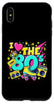 Coque pour iPhone XS Max Chemise « I Love The 80s » pour homme et femme, costume de fête vintage des années 80