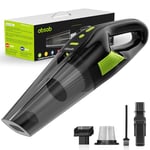 absob Handheld Vacuum, Cordless Car Vacuum with LED Light, Rechargeable Wireless Vacuum Cleaner, Mini Portable Car Vac for Home, Car, and Keyboard Cleaning - USB Charging