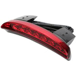 Linghhang - 1 pièces (couleur: rouge) garde-boue de moto universel rouge led feu stop arrière clignotants feu arrière de moto