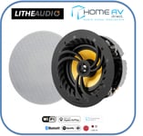 Lithe Audio Wi-Fi Bluetooth Ceiling Speakers 06610 PAIR