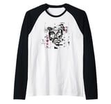 Squid Game Front Man Mask Art Dark Print Raglan Baseball Tee