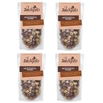 Joe & Seph's Trio of Chocolate Popcorn (4x80g), gourmet popcorn, air-popped popcorn, chocolate snack, sweet popcorn, movie night snacks, popcorn for a party