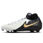 Nike Homme Phantom Luna II Pro FG Chaussures de Football, Pièce en Or Blanc et Noir MTLC, 44.5 EU