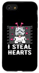 Coque pour iPhone SE (2020) / 7 / 8 I Steal Hearts West Highland White Terrier Dog Valentines