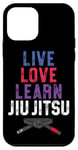 iPhone 12 mini Jiu Jitsu Belt Colors Live Learn Love Jiu Jitsu Case