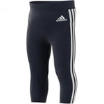 Adidas IG 3S Tight Leggings Baby Girls, Navy/White, 9-12 Mnth