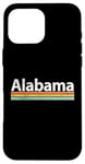 Coque pour iPhone 16 Pro Max Alabama - AL - Vintage / Worn Design - Classic