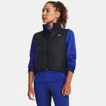 Veste sans manches isolante Under Armour Storm Session Run pour femme Noir / réfléchissant XL