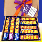 YORKIE ORIGINAL + YORKIE RAISIN & BISCUIT Chocolate Bar Gift Box | Christmas