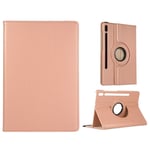 Samsung Galaxy Tab S9 / S8 Etui med strikk - Roségull