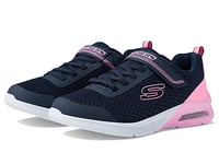 Skechers 302343l Nvy Basket Fille, Navy Mesh Hot Pink Trim, 35 EU