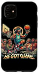 Coque pour iPhone 11 Ballin with the Messiah Rejoignez la communauté Jesus Basketball