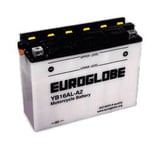 12V YB16AL-A2 MC-batteri 16Ah 206 x 71 x 164 mm