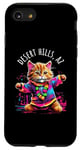 iPhone SE (2020) / 7 / 8 Desert Hills Arizona Dancing Cat Colorful Cute Kitty Design Case