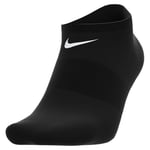 Nike Everyday Cushion No Show Socks, Black/White, X-Large