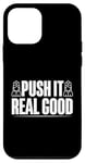 Coque pour iPhone 12 mini Push it real good sage-femme