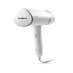 Philips Handheld Steamer 3000 Series, Compact and Foldable, Ready to Use in ˜30 Seconds, No Ironing Board Needed, 1000W, up to 20g/min, STH3020/16, White