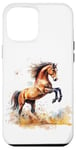 Coque pour iPhone 12 Pro Max Majestic Horse – Hommes, femmes et petites filles, équitation, couleur