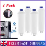 4 Water Filter Coffee Cartridges for DeLonghi Dinamica ECAM350.50.B ECAM 35055SB