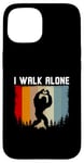 Coque pour iPhone 15 Je marche seul