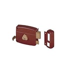 Cisa 50121 Serrure en Applique Gauche pour Porte en Bois 60 mm