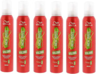 6 x 200ml Wella Shockwaves Volume Mousse-Free Shipping