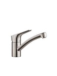 hansgrohe MyCube Mitigeur de cuisine S, 1 jet, aspect acier inox, 13814800