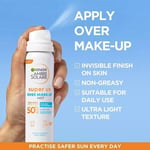 Garnier Ambre Solaire Super UV Over Make Up Mist High Protection SPF50 75ml