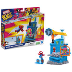 Hasbro Marvel - Jeu de Jeu Crane Smash avec Spider-Man vs. Elfe Vert, Figurines de Super-héros 3,5 cm, Multicolore (F70625X0)