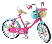 Barbie Bike, pick bicycle, bicycle for doll, accessories included DVX55