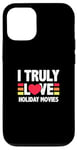 Coque pour iPhone 12/12 Pro J'aime vraiment les films de vacances