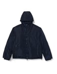 Armani Exchange Men's The Urban Expedition, Sustainable, Logo Patch Down Jacket, Navy, XL