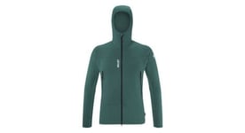 Polaire millet fusion grid hoodie vert homme