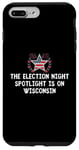 Coque pour iPhone 7 Plus/8 Plus Projecteur nocturne des élections du Wisconsin