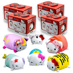 Sbabam Hello Kitty Plush, Jouets de Kiosque pour Enfants, Peluche Douce et Colorée, Petites Marionnettes à Collectionner, Marionnettes Jouets pour Enfants, Marionnettes Cadeaux pour Enfants, 4 Pièces